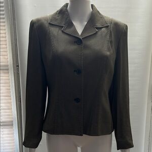 Brown 3 button up Valerie Separates petite blazer/jacket